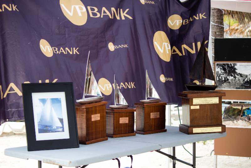 Prizes for the winners in the VP Bank Tortola Sloop Spring Challenge © Luke Pelican/BVI Spring Regatta