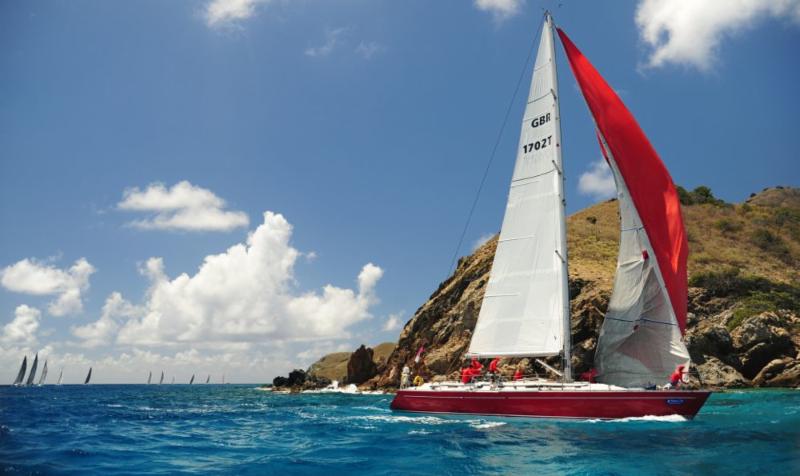 Ross Applebey's Oyster 48, Scarlet Oyster was the winner of Performance Cruising 1 © Todd VanSickle/BVISR