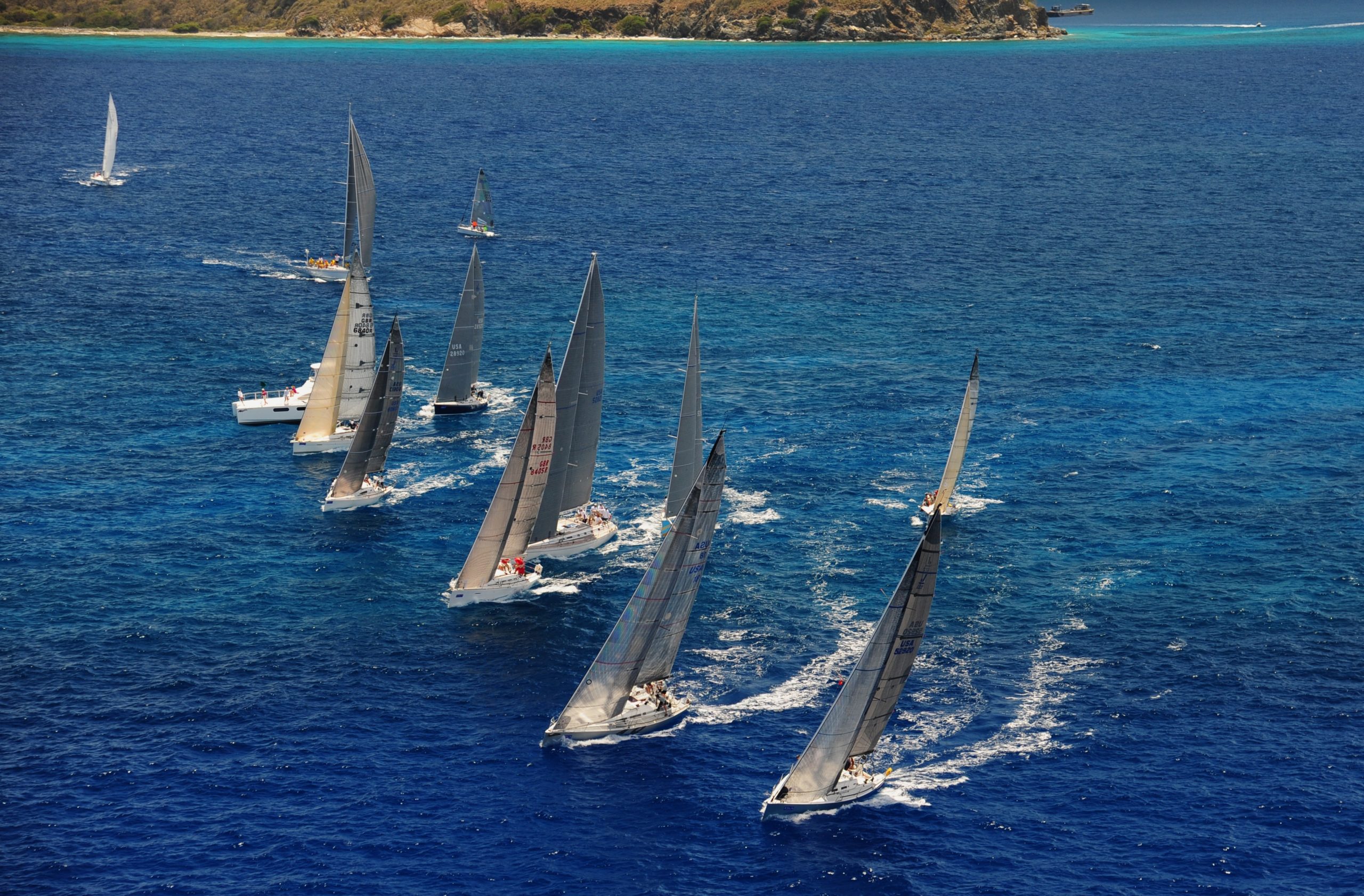 Start cup regatta in Sarsala - yacht club, jetty, sea bay Painting