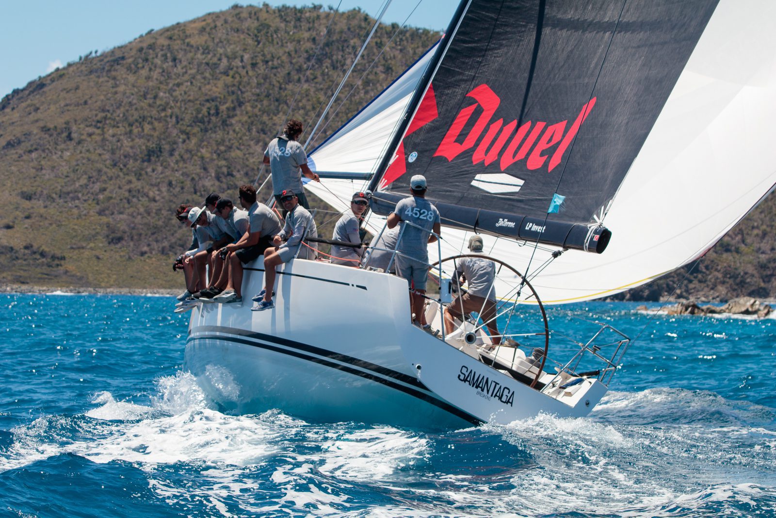 Lighter Conditions Shake Up Leaderboard on Day 2 BVI Spring Regatta Racers enjoying tight