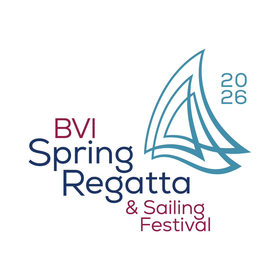 BVI Spring Regatta Sailing Festival2026 - Logos RGB_BVI Spring Regatta - Logos VT1 Dark