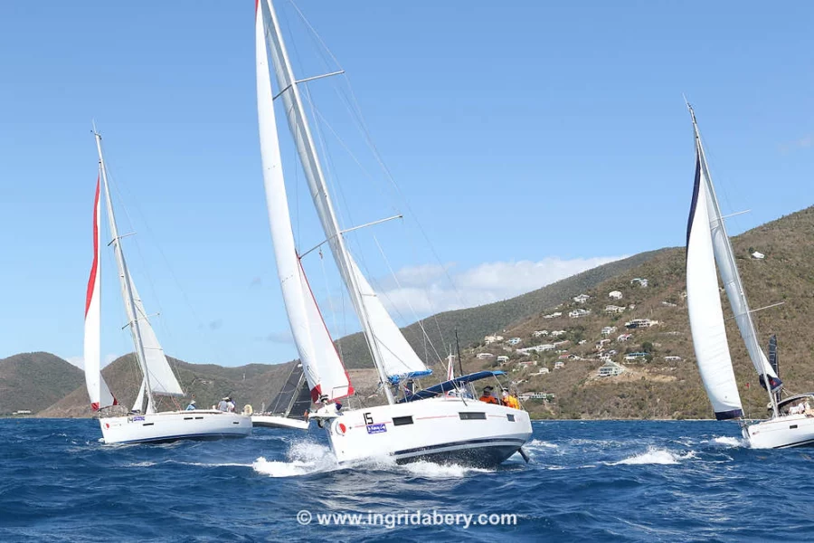 Scrub Island Race, BVISR 2023. www.ingridabery.com Copyright Ingrid Abery 2023.