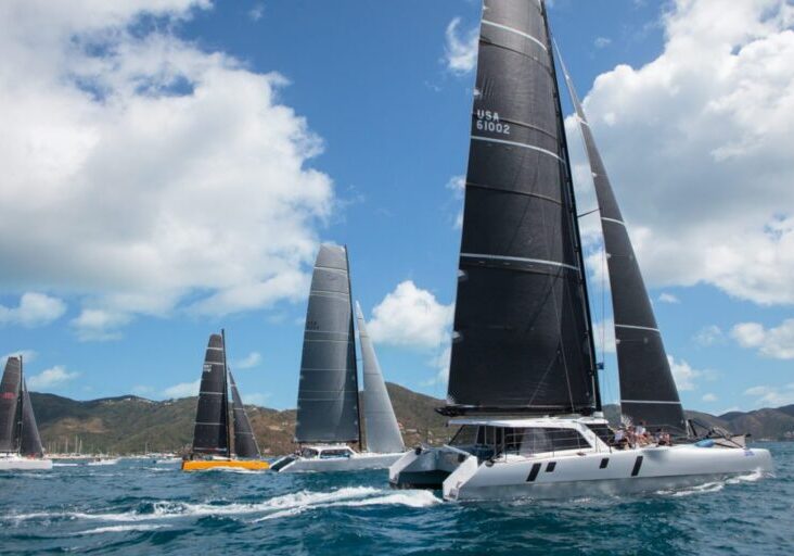 Flow, Elvis and Falcon at 2018 BVI Spring Regatta